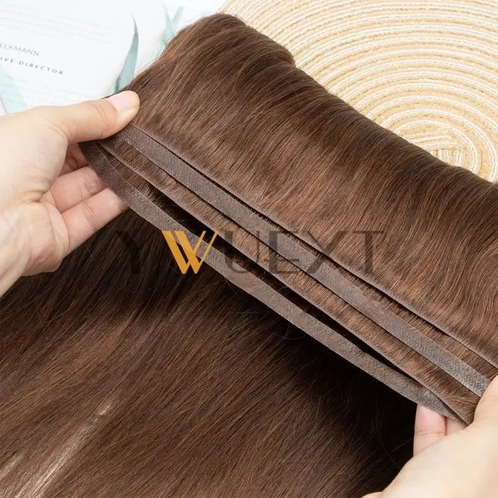 Extensions de cheveux humains à longue bande