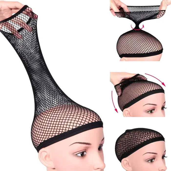 Filet à cheveux en Nylon, nouveaux filets à cheveux élastiques extensibles, bonnets de perruque tiss
