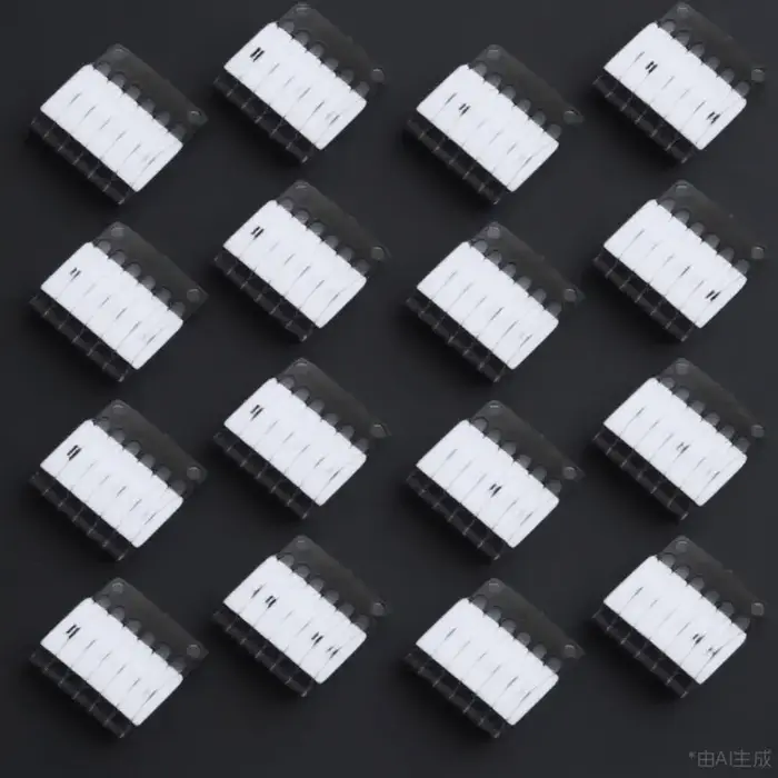 100 pinces de fixation en plastique pour perruques en dentelle et postiches – Adhérence fiable