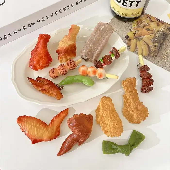 Accessoires pour cheveux en forme de côtes de porc
