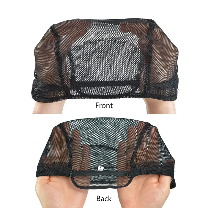 Bonnets de perruque avant Double dentelle