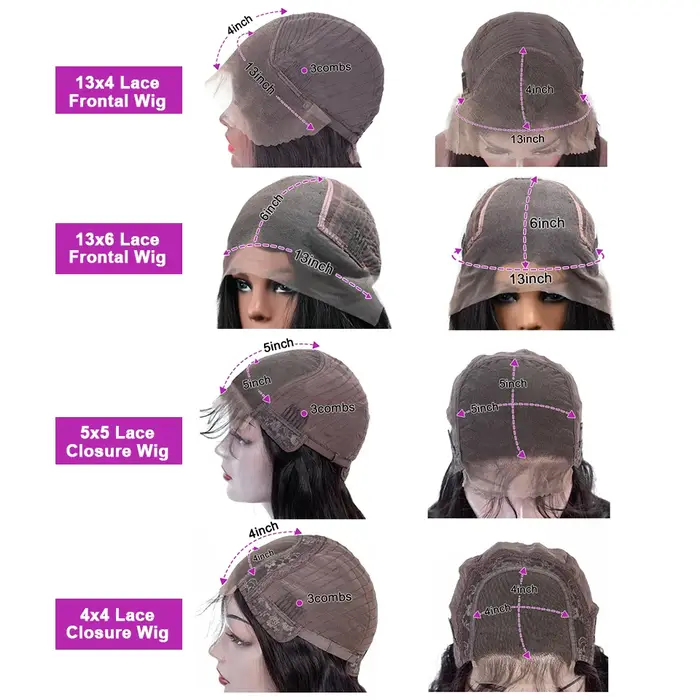 30 pouces HD dentelle mettre en évidence Ombre perruque bouclés couleur cheveux humains 13x6 13x4 vague profonde