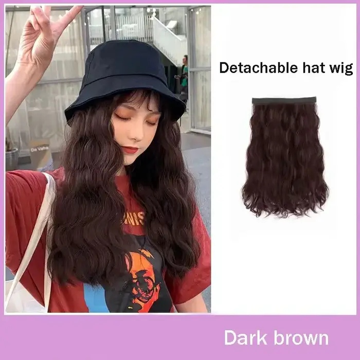 Chapeau perruque une pièce pour femme