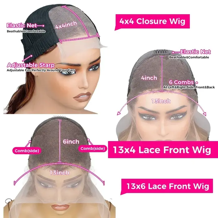 250% 13x 6/13x4 frontale brun chocolat foncé HD dentelle perruque cheveux brésiliens vague de corps 