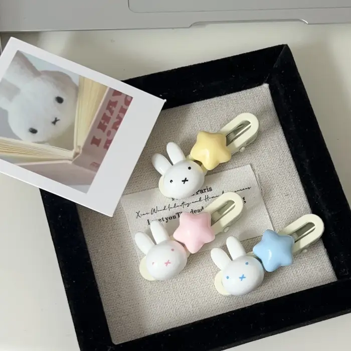 Pince à cheveux Miffy Star Kawaii