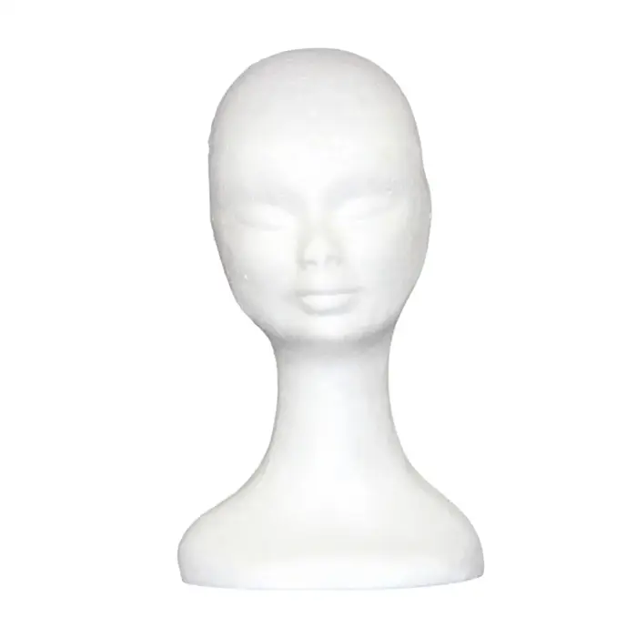 Tête de Mannequin en Mousse Polyvalente pour Perruque