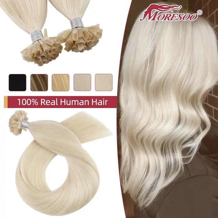 Moresoo U pointe Extensions de cheveux