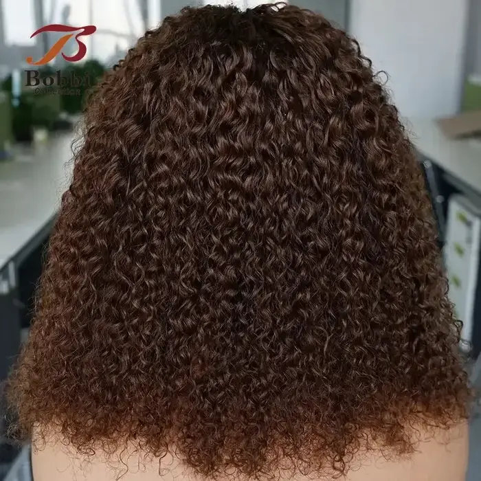 Perruque caution Curly Lace Front Wig sans colle pour femme