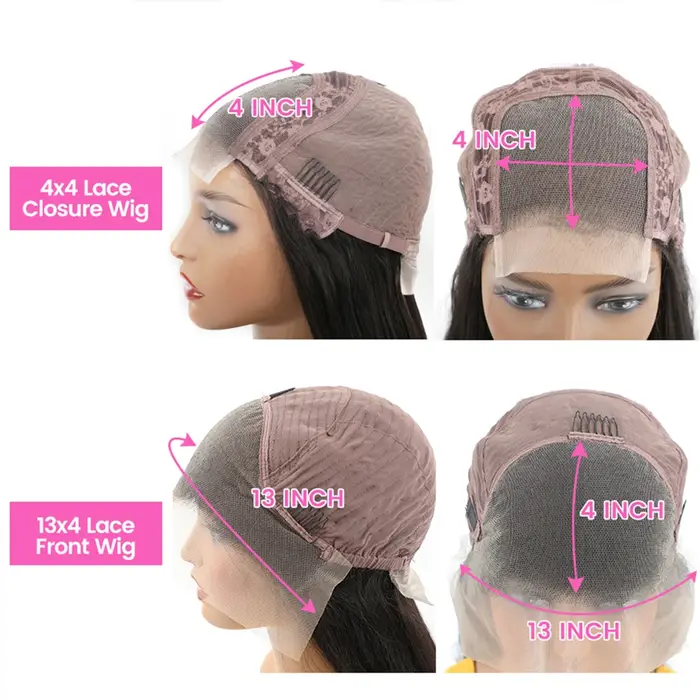 Perruque Lace Front Wig Body Wave naturelle, cheveux humains, blond miel, pre-plucked, 1B 27, ombré,