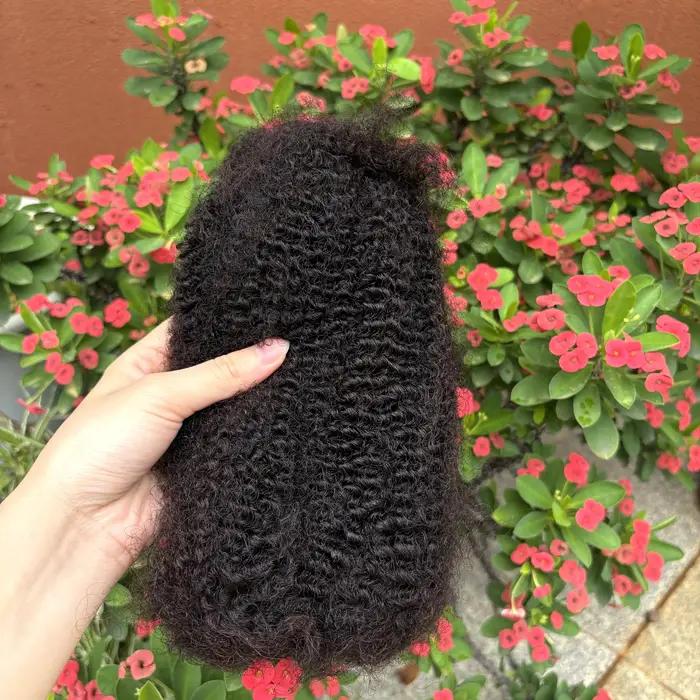 10-18 pouces 4C Afro crépus en vrac Extensions de cheveux humains sans trame 30 ou 50 g/paquet brési