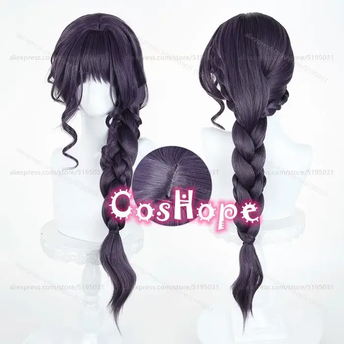 Waguri Kaoruko Cosplay perruque plusieurs Styles violet gris