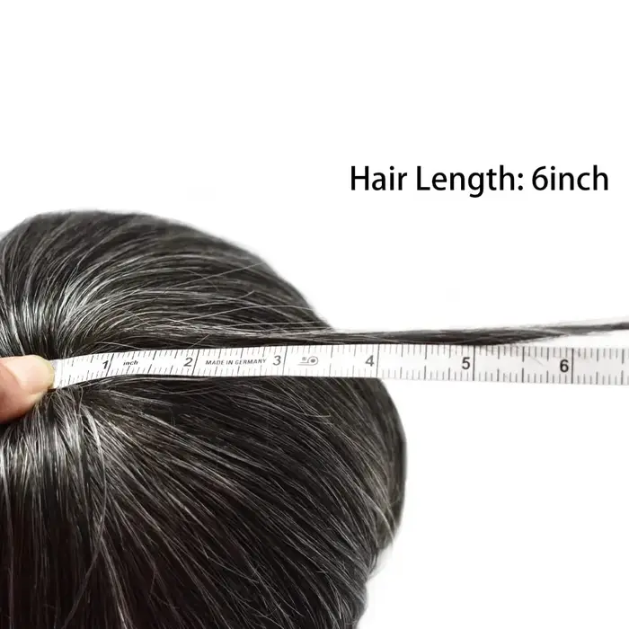 Toupet en PU Noué pour Homme