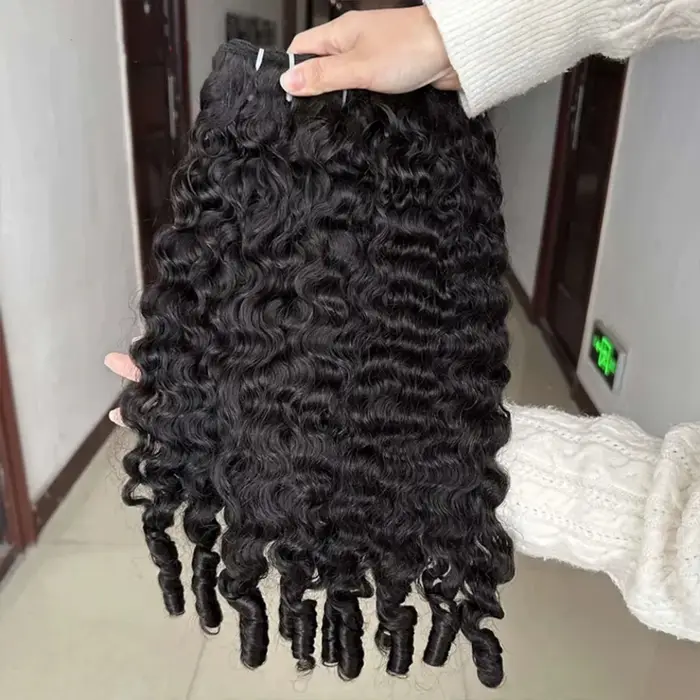Extensions de cheveux humains bouclés birmans de 30 pouces, tissage brésilien vierge Remy, 3/4 paque