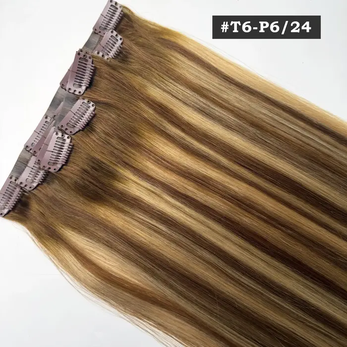 Extensions de cheveux humains européens Remy 100% Eliysako de haute qualité
