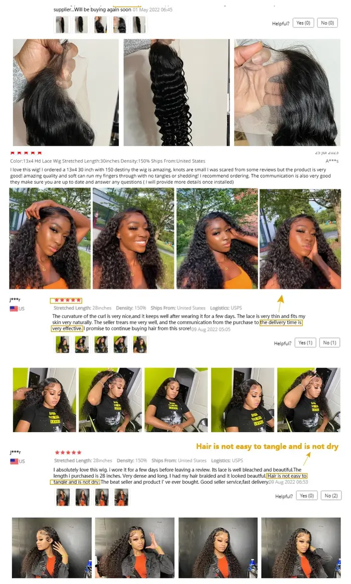 250% haute densité lâche vague profonde 30 40 pouces 13x6 13x4 HD dentelle frontale perruque de cheveux humains brésilie