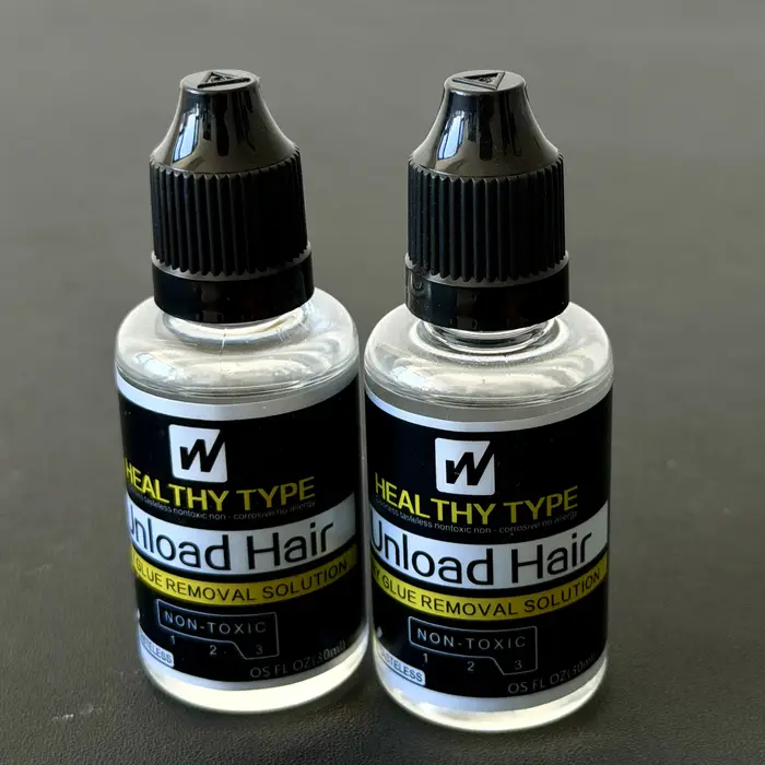Lot de 5/3/1 pièces – Dissolvant de colle pour extensions capillaires 30 ml – Solution non toxique à action rapide pour perruques à bandes et à lacets