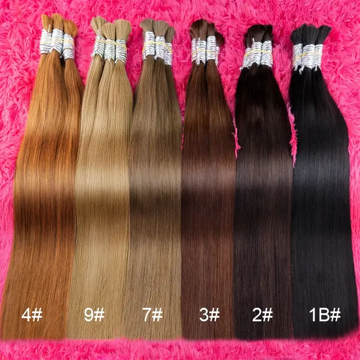 Naturel noir profond couleur marron Cabelo Loiro Vietnamita