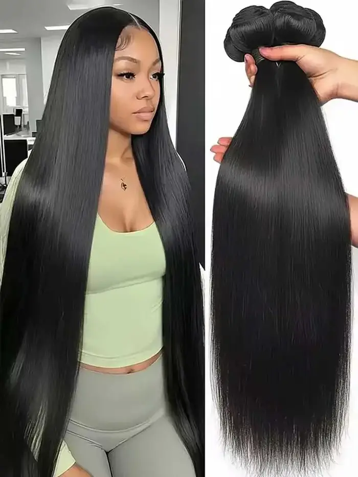 Extensions de cheveux humains brésiliens lisses