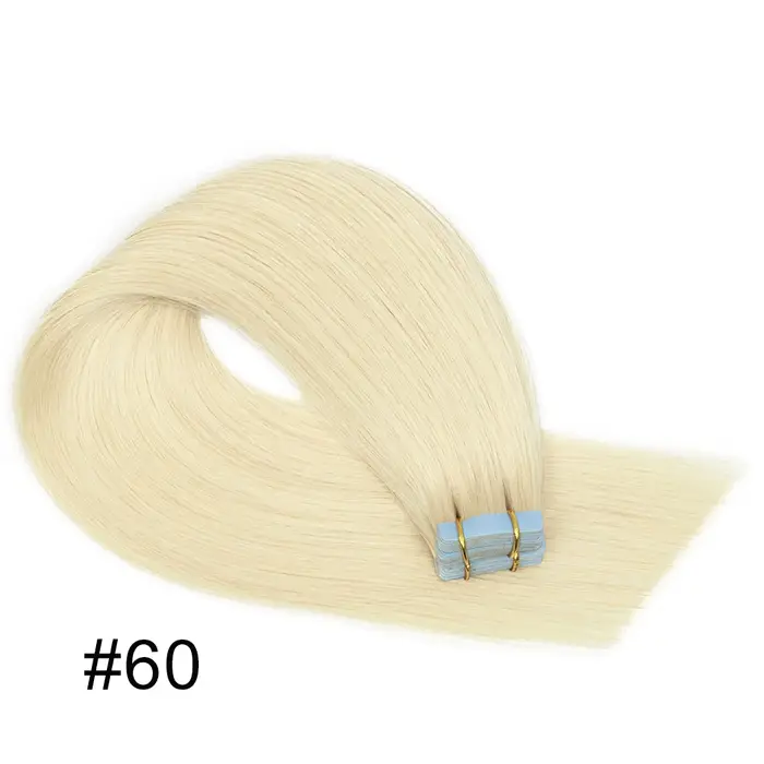 Extensions de cheveux à bandes adhésives pour femmes
