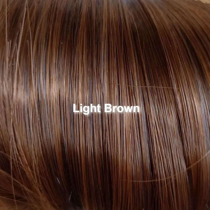 Perruque longue et droite de 28 pouces de style coréen avec frange, cheveux synthétiques tendance, p