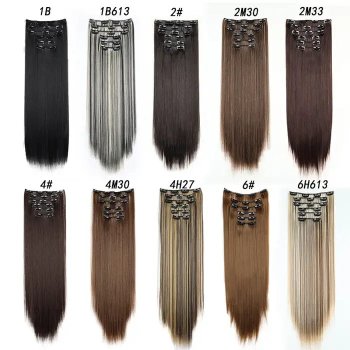 Extensions capillaires synthétiques à Clips