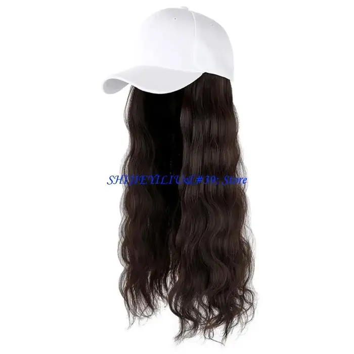 E21F – casquette Baseball avec Extensions cheveux pour femmes