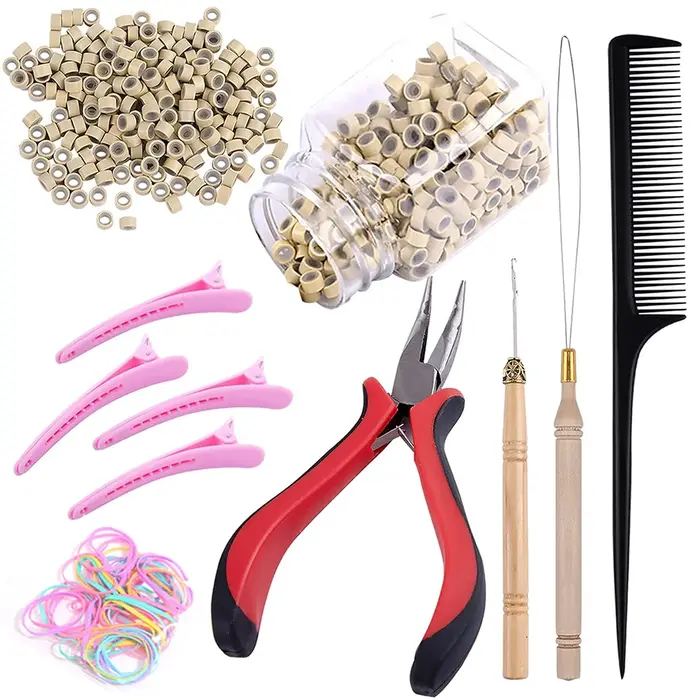 Kit d'outils pour Extensions de cheveux