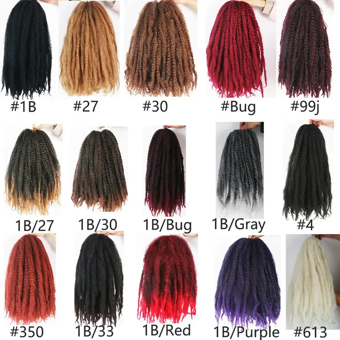 Cheveux Marley Pour Tresses Afro Crépus