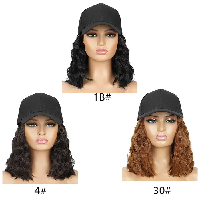 Perruque de chapeau pour femmes