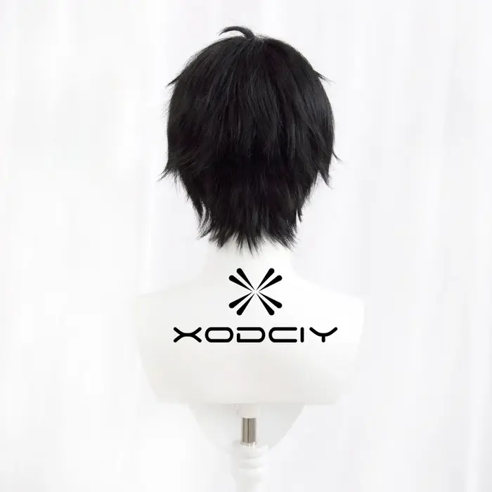 Perruque Cosplay Kirito Yuuki en Fiber de résistance à la chaleur