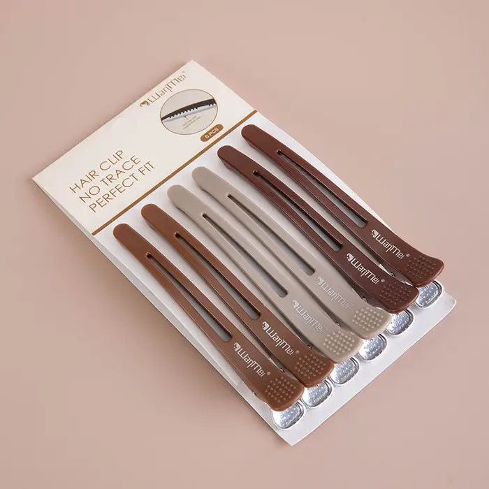 Pinces à cheveux professionnelles antidérapantes