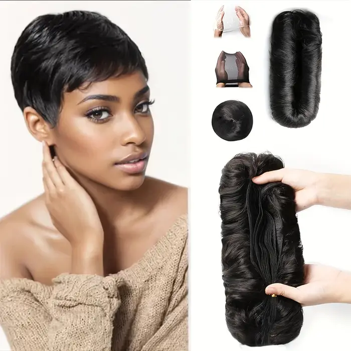 Tissage en lot brésilien naturel bouclé ombré avec Closure