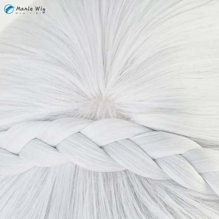 Anime Emilia Cosplay perruque 100 cm de Long argent gris perruques résistant à la chaleur cheveux synthétiques femmes