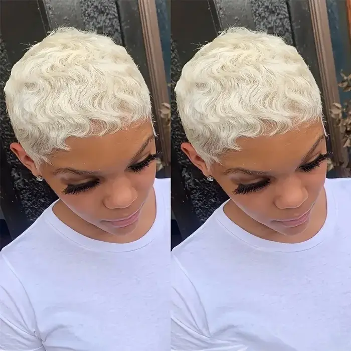 Vente chaude de cheveux d'elfe 60 # Perruque