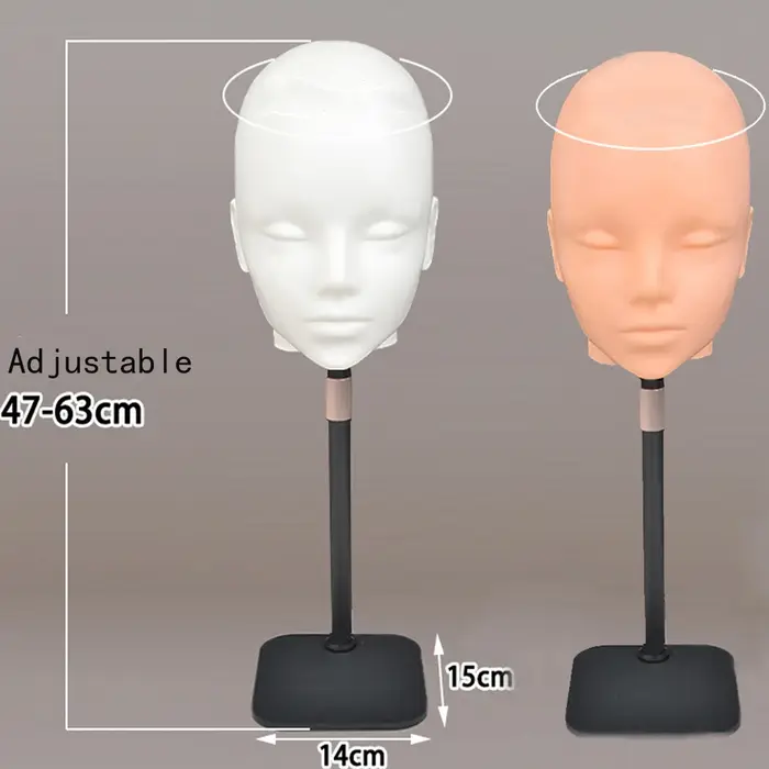 Tête de mannequin pour perruques