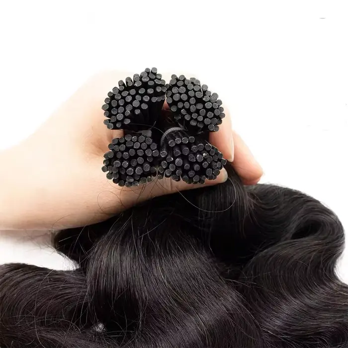 Extensions de cheveux humains I-Tip Body Wave 50G/100G/150G