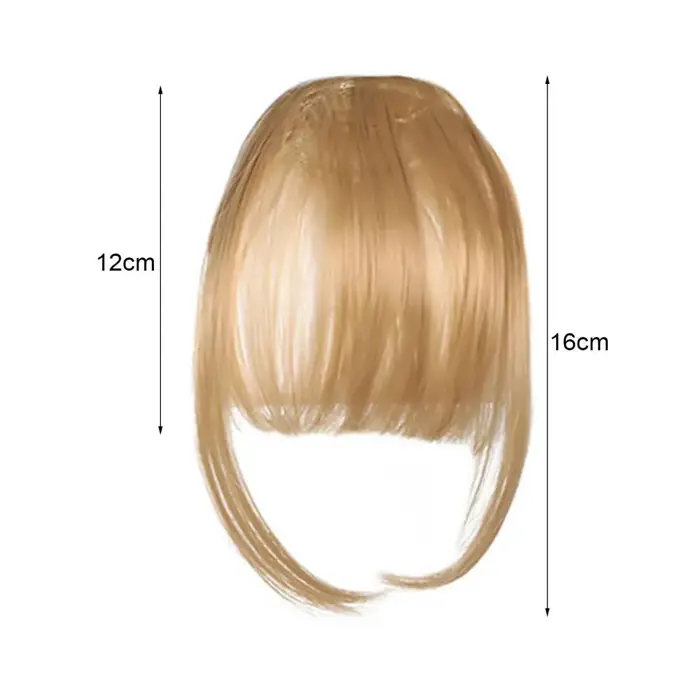 Extensions de cheveux frange à clipser pour femmes