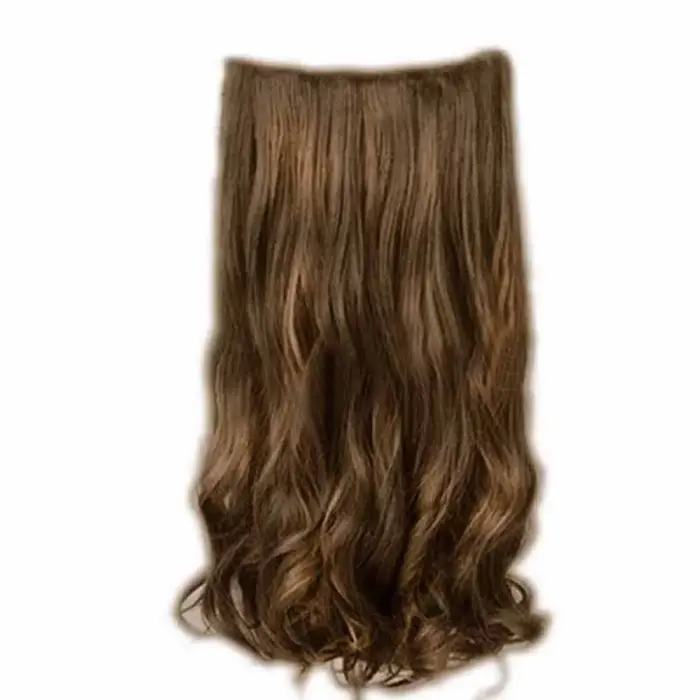 Perruque bouclée pour femmes, couvre-chef complet, cheveux épais, perruque droite douce et moelleuse