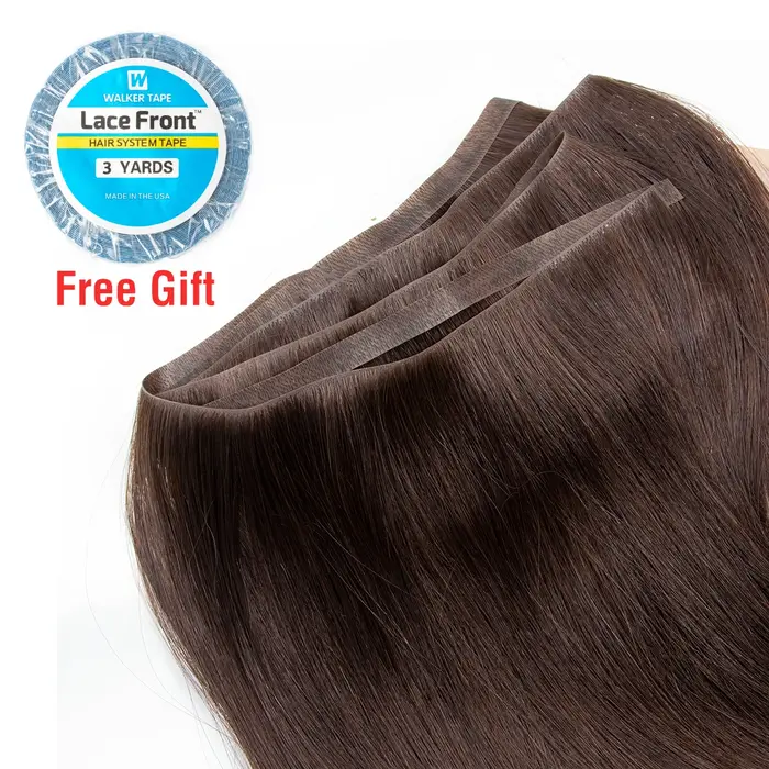 Bande injectée dans les Extensions de cheveux Invisible longue bande PU trame paquets de cheveux hum