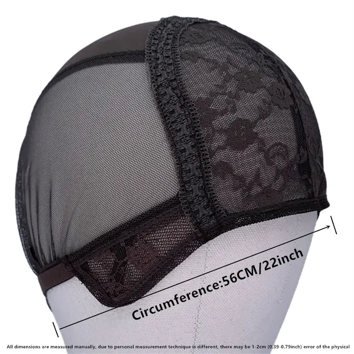 Bonnet de perruque en dentelle Double couche