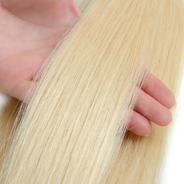 Extensions de Cheveux Humains Blonds Raides Longs de 24, 26, 28, 30 Pouces – Bundles de Cheveux Remy