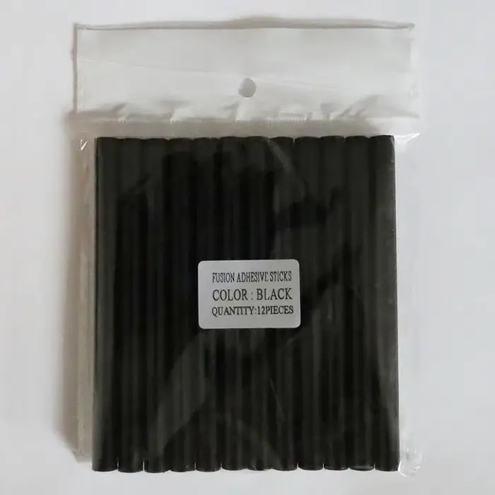 Bâtons de colle pour extensions de cheveux, 12 pièces, bâton de colle thermofusible pour extensions 