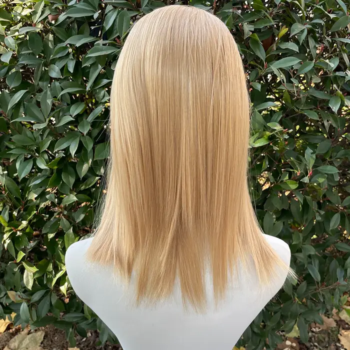 Perruque Lace Front Synthétique Blonde à Reflets Mixtes pour Femme