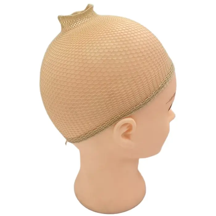 4 pièces TOP ouvert noir nouvelle mode tissage casquette extensible élastique filet à cheveux Snood