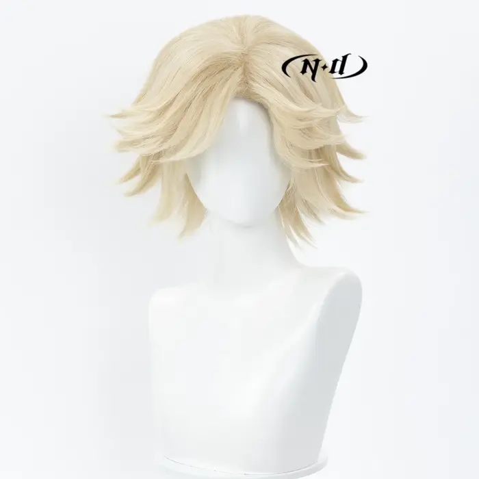Perruques de cosplay ND Brand Douma Childhood Short Hair Kimetsuu pour Comic-con