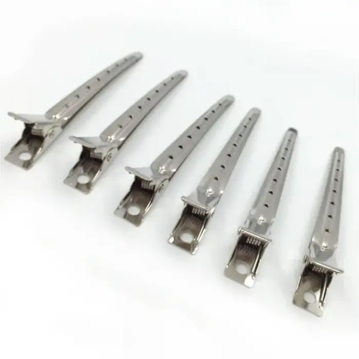 Clips de soins capillaires en acier inoxydable, 5 pièces, outils de coiffure