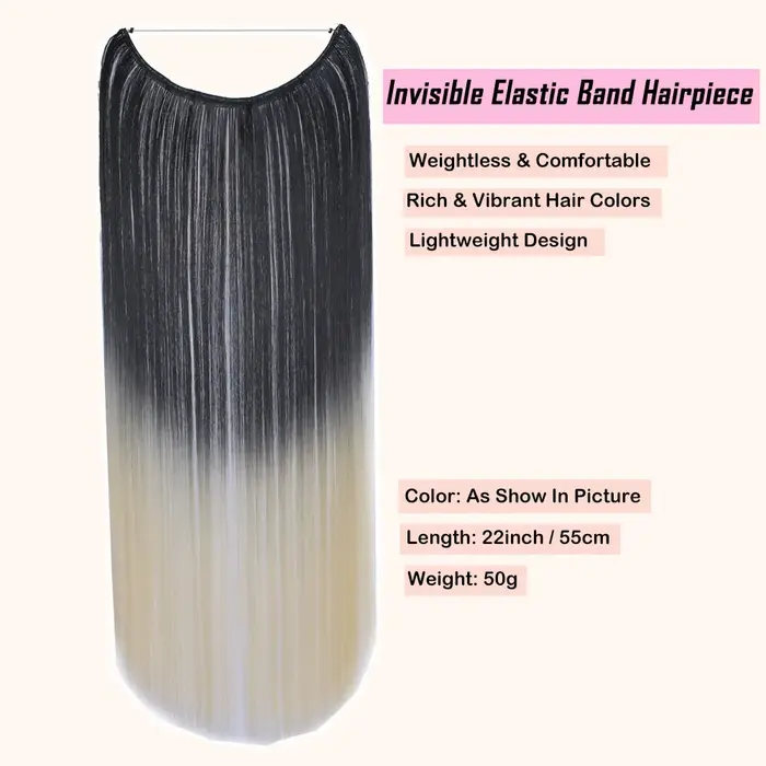 Extension de cheveux synthétiques pour femme