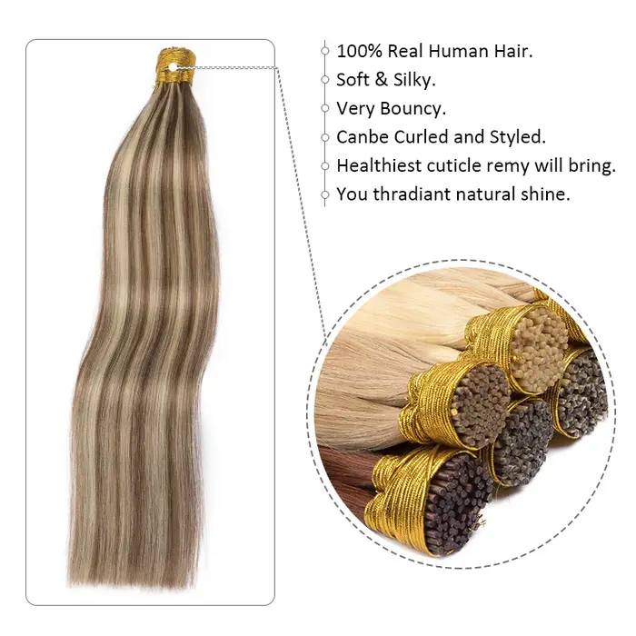 Extension de cheveux bouclés ITIP
