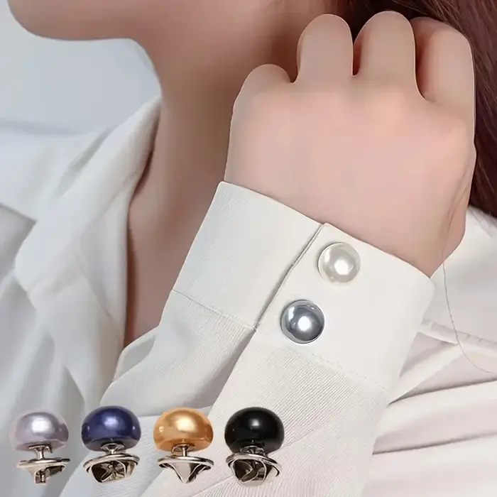 Épingles à boutons en perles, couvre-boutons de sécurité décoratifs pour chaussures, chapeaux, sacs,