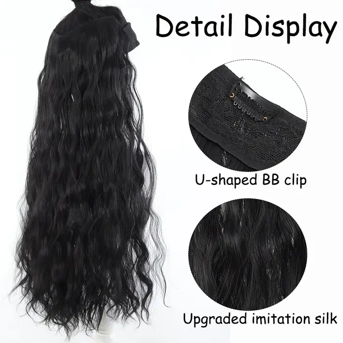 Extensions de cheveux synthétiques à clips
